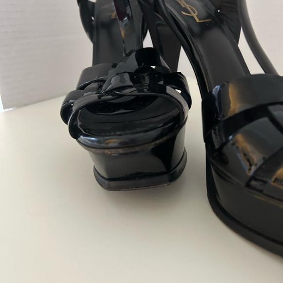 YSL platform heels in black, size 7 - Picture 13 of 13